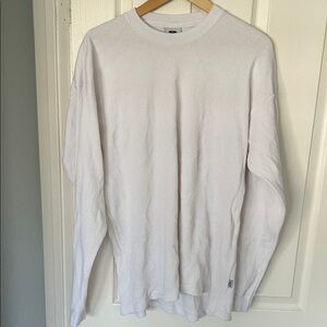 Pro Club XL White Thermal Long Sleeve Shirt